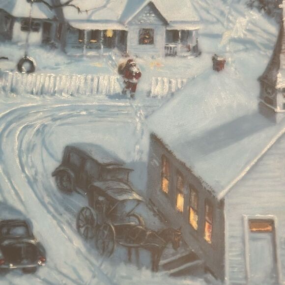 Vintage 1986 Country Christmas Collector Plate #2927/7500 By Lowell Davis - Picture 3 of 6